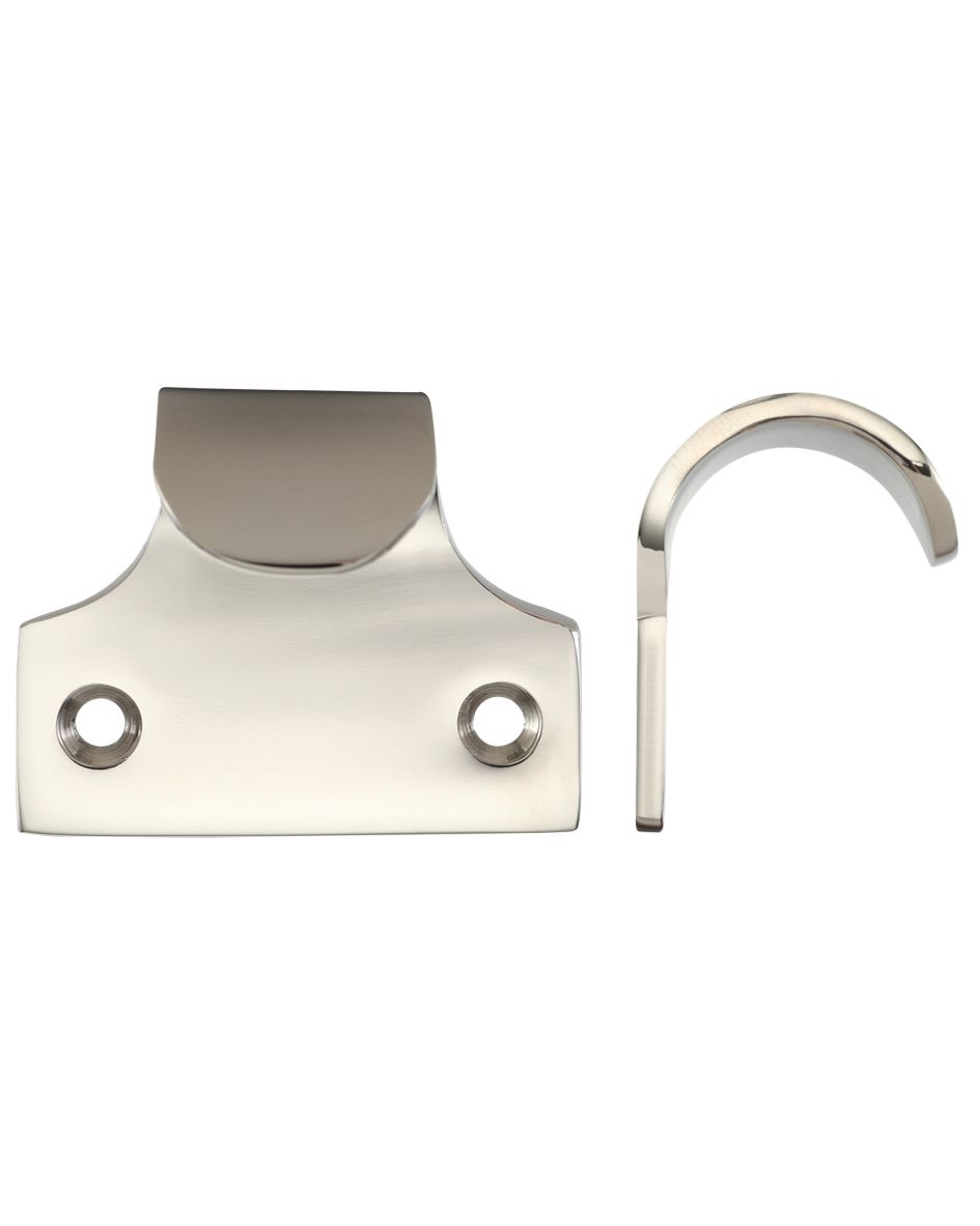 Fulton & Bray Sash Lift - 51 x 48mm - PVD Polished Nickel Standard