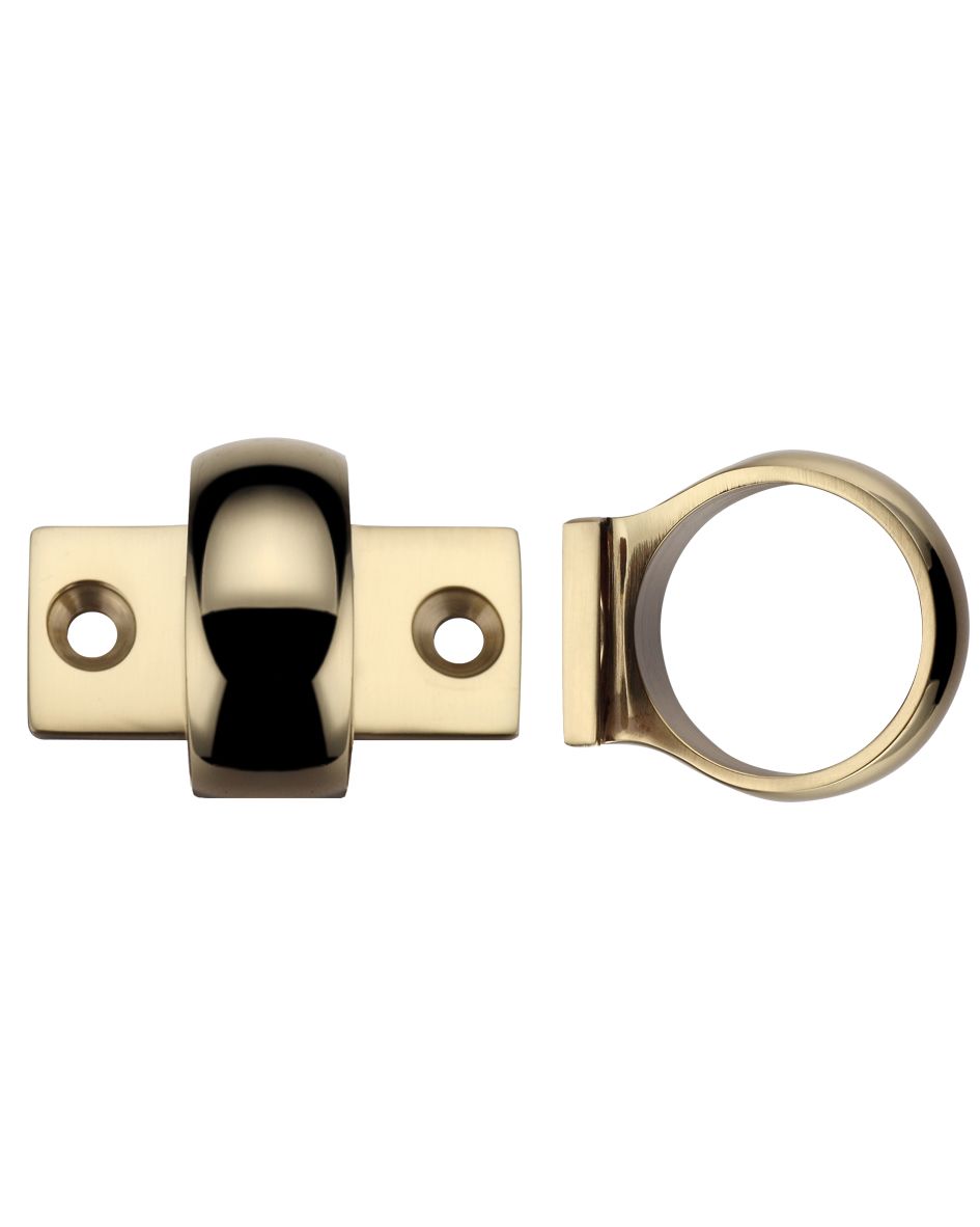 Fulton & Bray FB34 Window Sash Ring Polished Brass