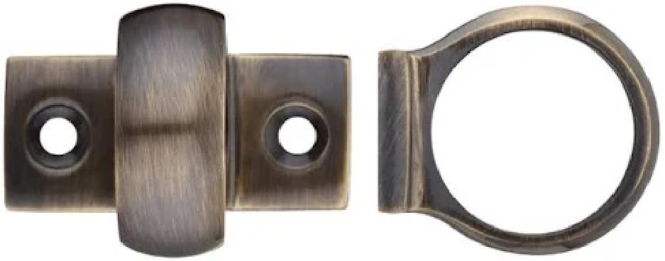 Window Sash Ring-Antique Brass Fulton Bray-FB34AB