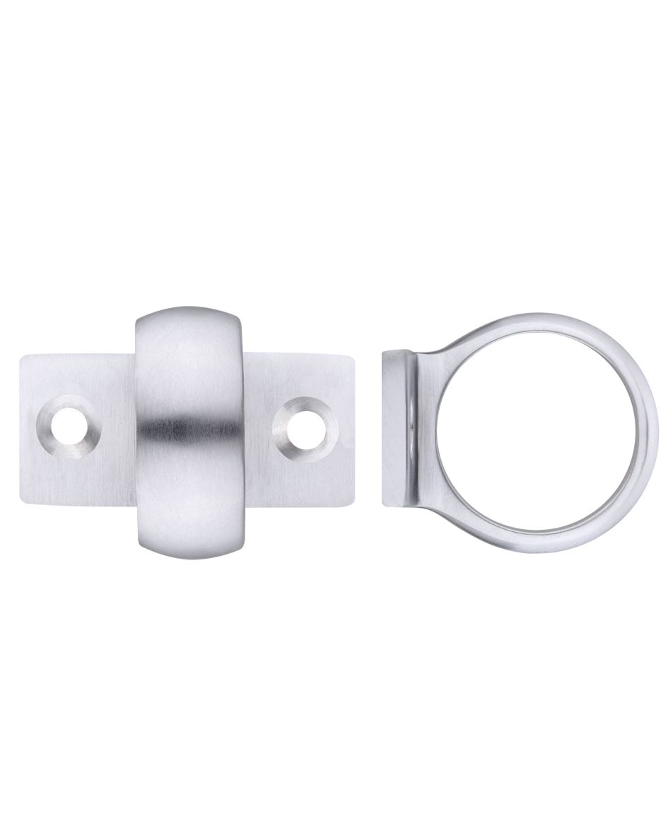 Fulton & Bray FB34SC Window Sash Ring Satin Chrome