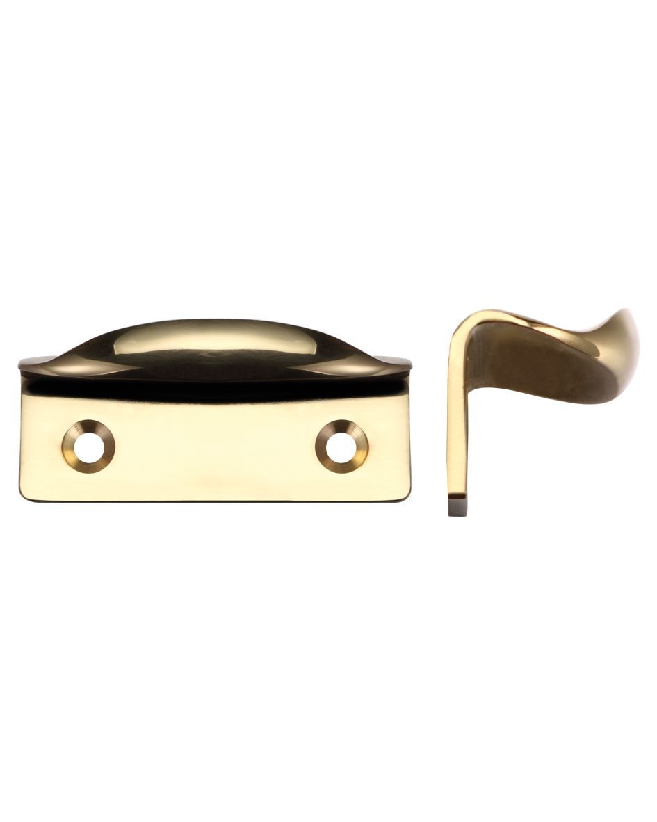 Fulton & Bray FB35 Sash Lift - 60 x 22mm Polished Brass