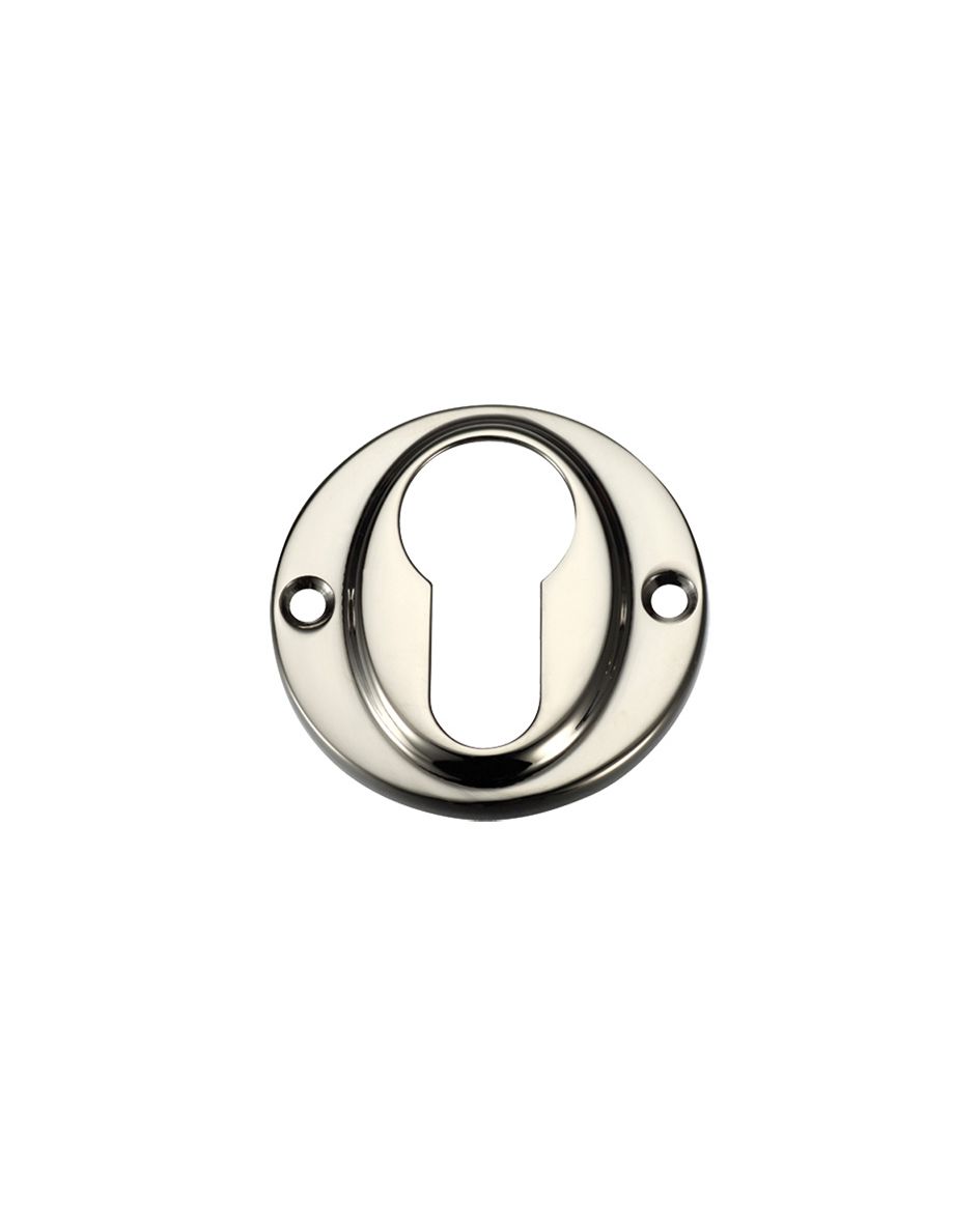 Fulton & Bray FB51PVDN Euro Profile Escutcheon Pvd Nickel