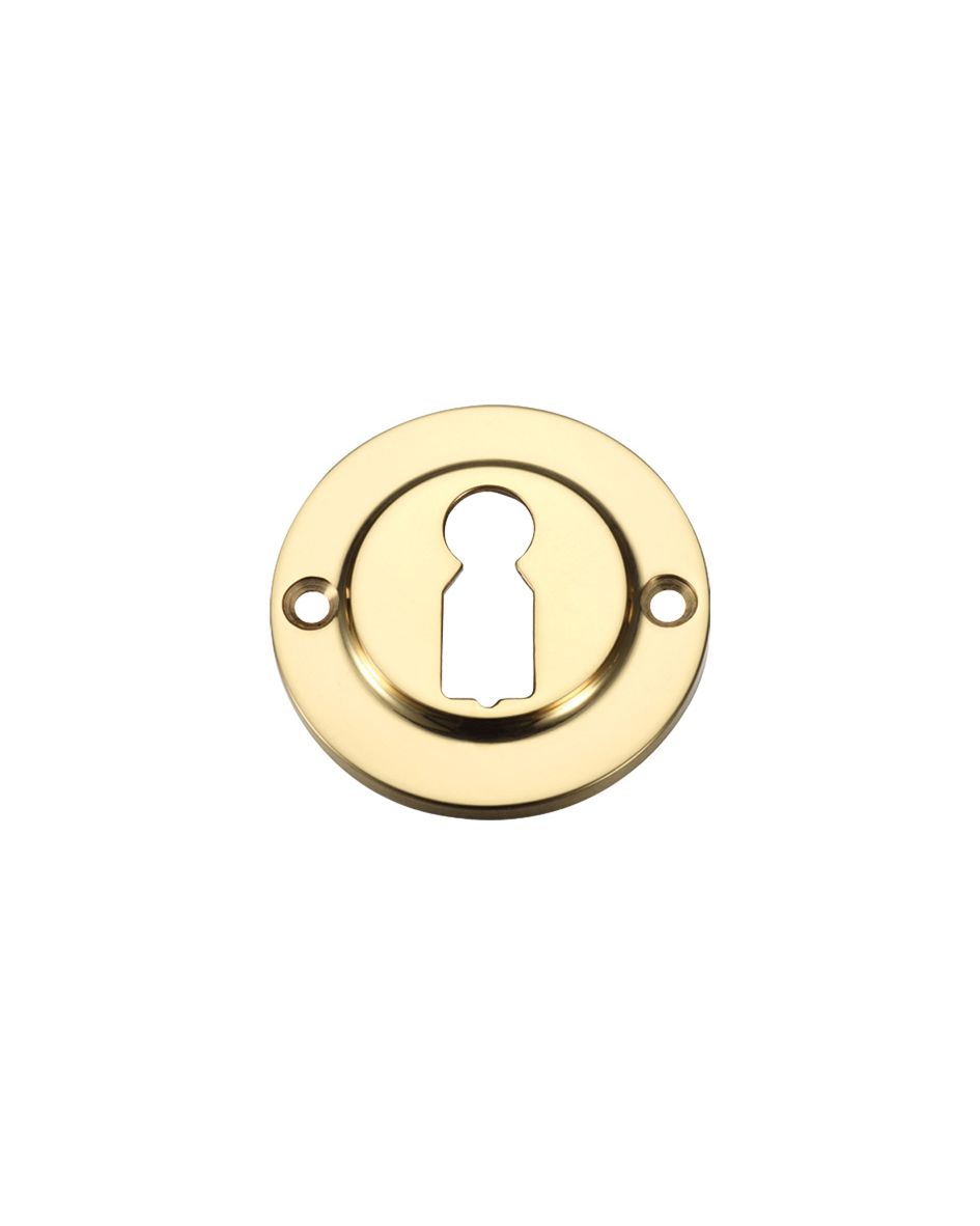 Fulton & Bray FB52 Standard Profile Escutcheon Polished Brass