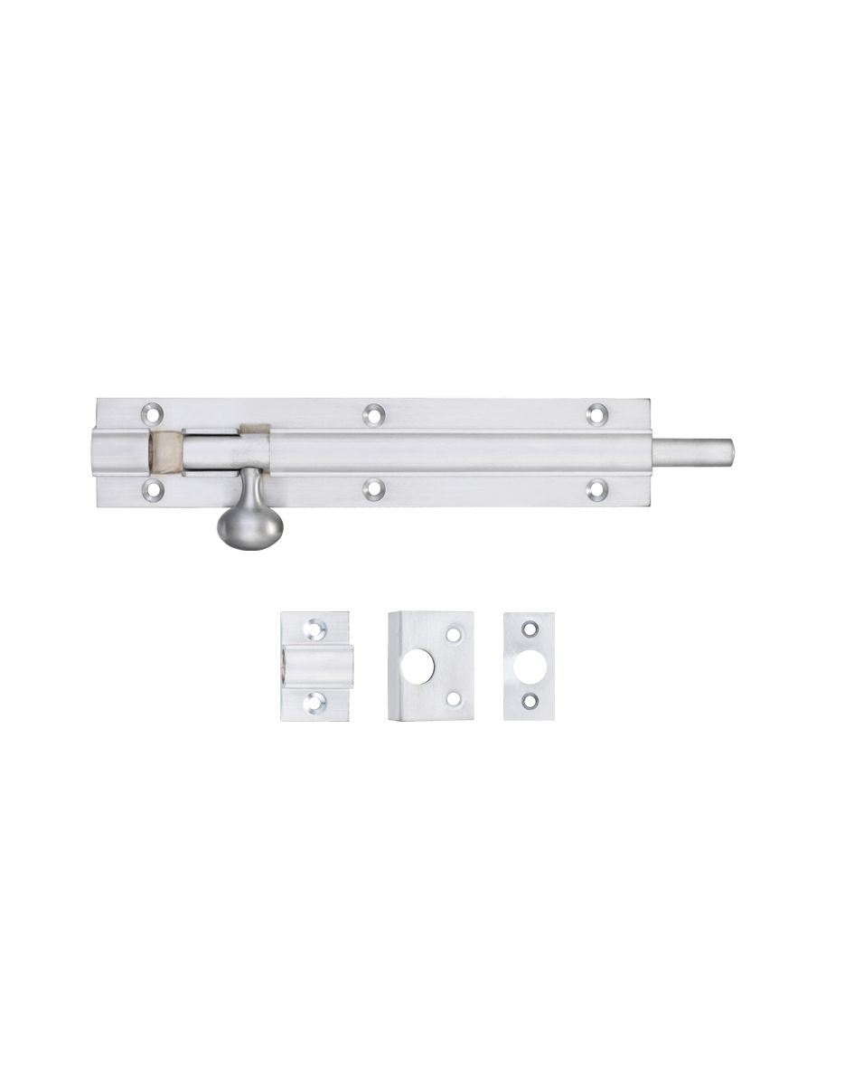 Fulton & Bray FB57SC Architectural Barrel Bolt 150mm x 30mm Satin Chrome