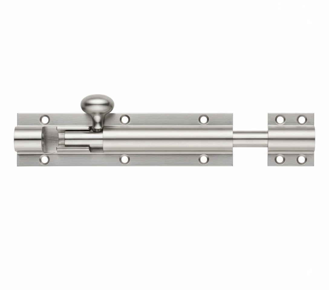 Fulton & Bray FB76SC Architectural Heavy Barrel Bolt 300mm x 50mm Satin Chrome
