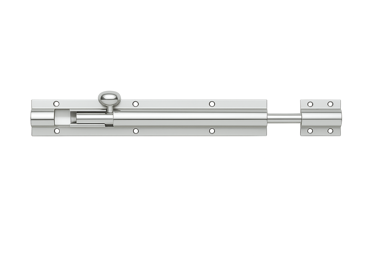 Fulton & Bray FB78CP Architectural Heavy Barrel Bolt 600mm x 50mm Polished Chrome