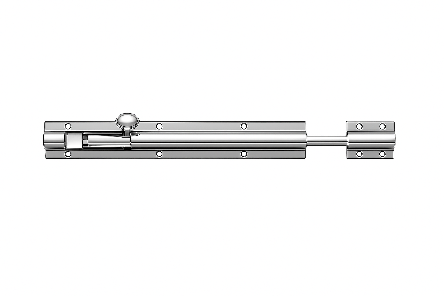 Fulton & Bray FB79CP Architectural Heavy Barrel Bolt 900mm x 50mm Polished Chrome