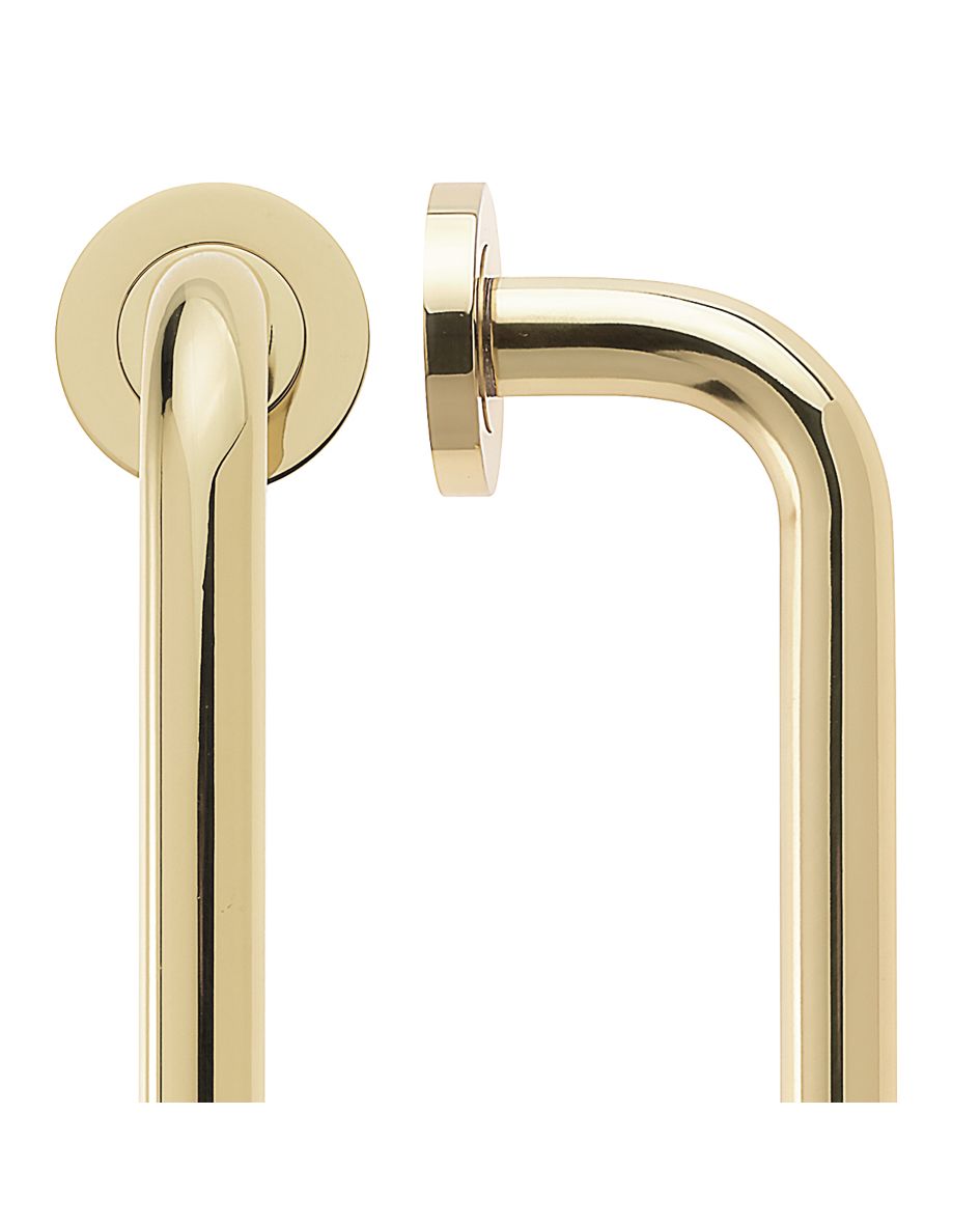 Fulton & Bray FBD425B 19mm D Pull Handle - 425mm Polished Brass