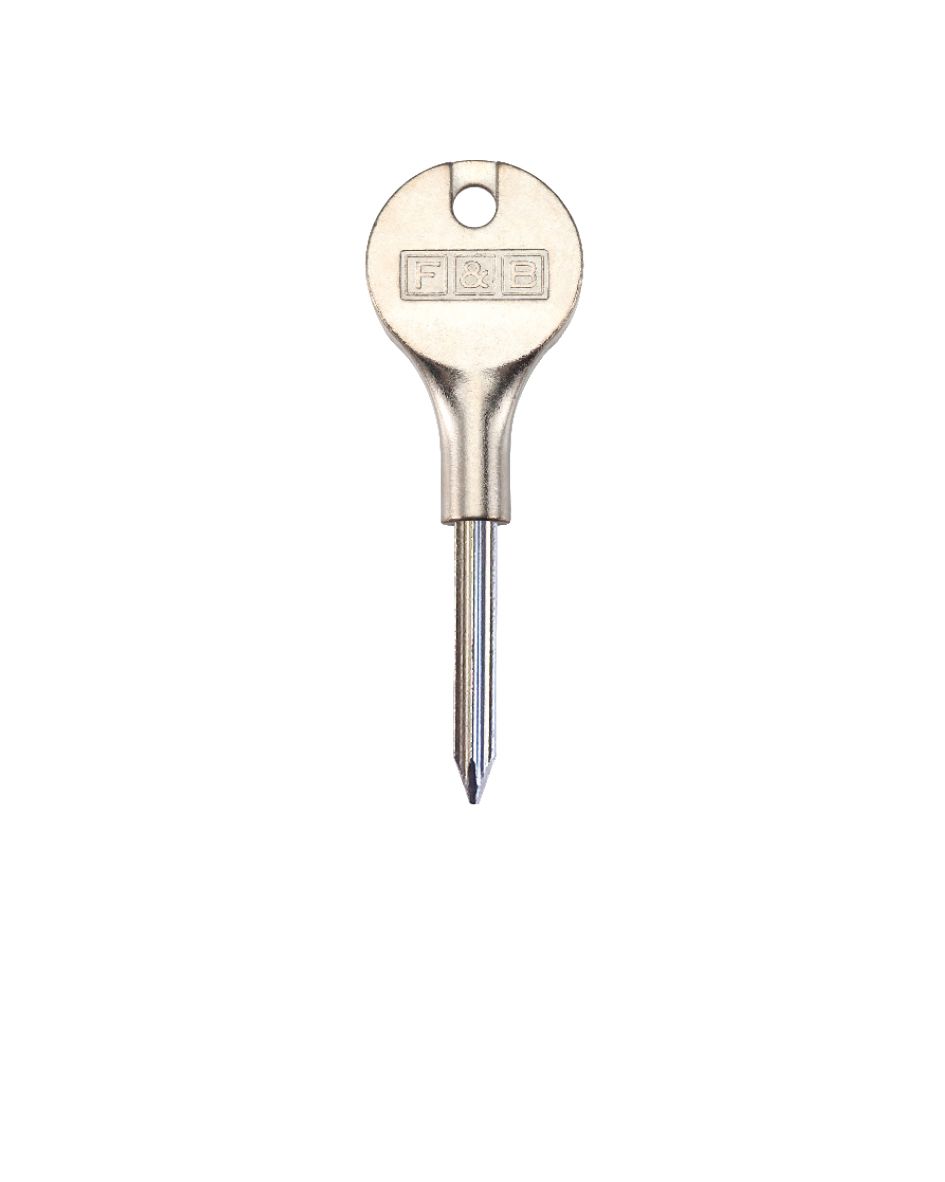 Fulton & Bray FBK02 Fulton and Bray Star Shape 35mm Rack Bolt Key Nickel Plate