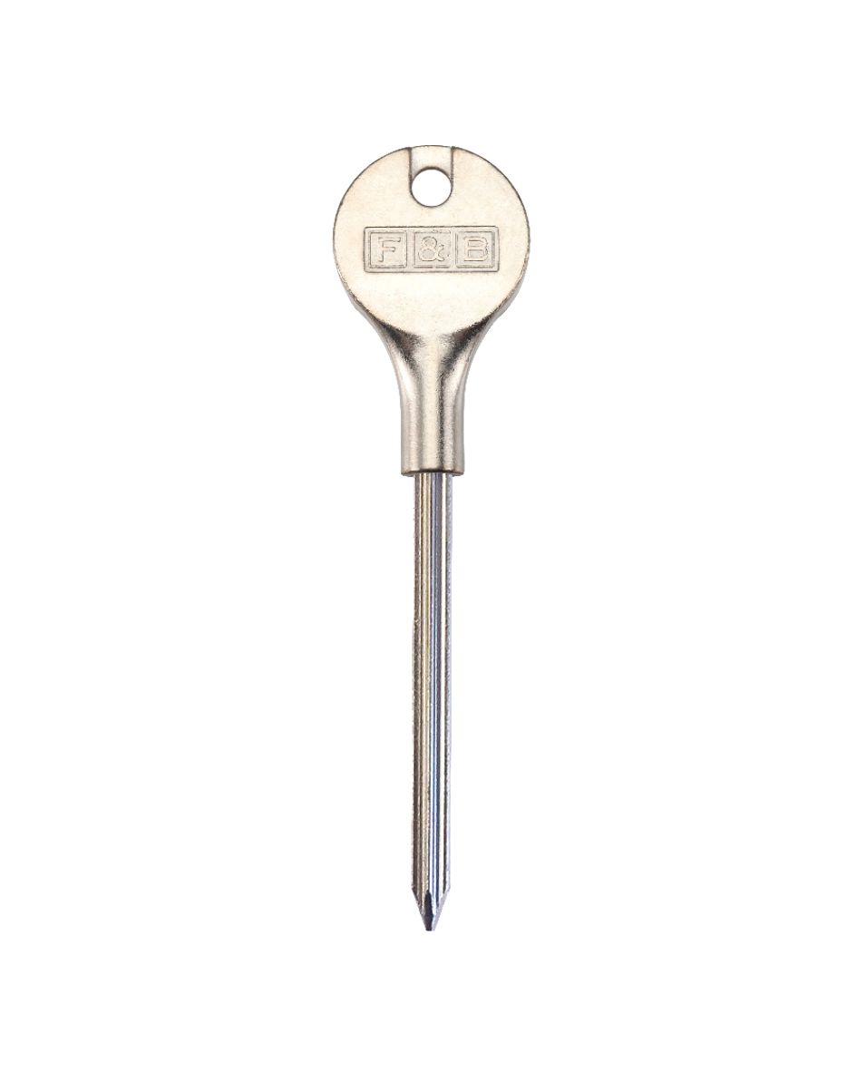 Fulton & Bray FBK03 Fulton and Bray Star Shape 65mm Rack Bolt Key Nickel Plate