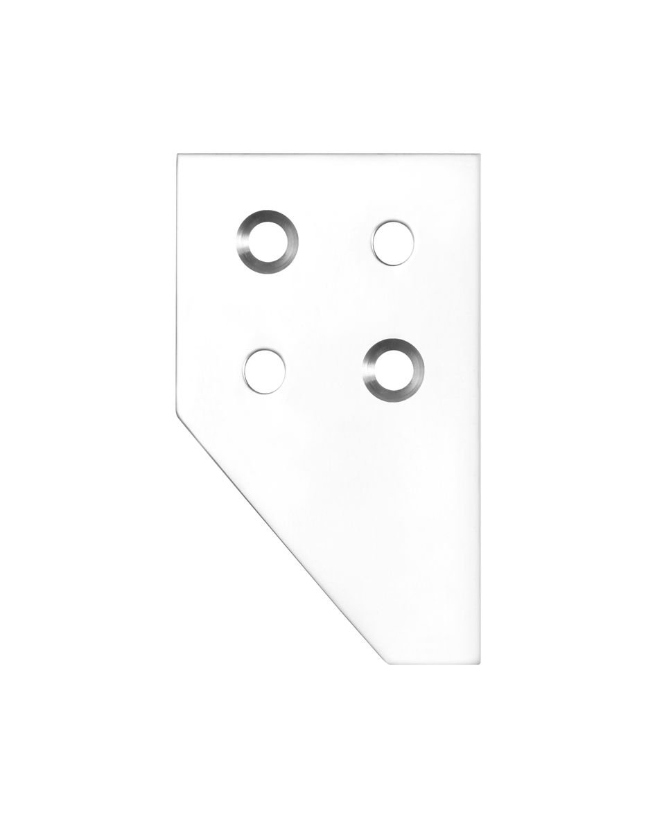 Fulton & Bray FBSP01CP Sash Strike Plate for Sash Stop Polished Chrome