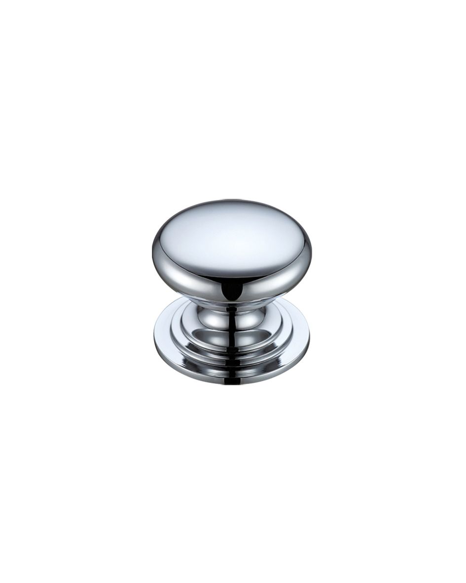 Fulton & Bray FCH01ACP Victorian Cupboard Knob 25mm dia. Polished Chrome
