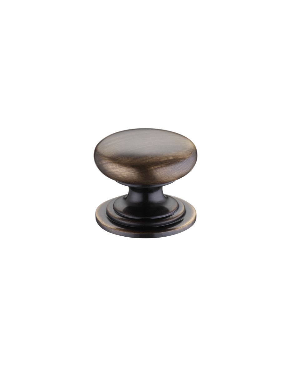 Fulton & Bray FCH01AFB Victorian Cupboard Knob 25mm dia. Florentine Bronze