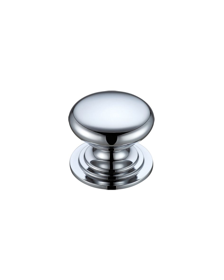 Fulton & Bray FCH01BCP Victorian Cupboard Knob 32mm dia. Polished Chrome