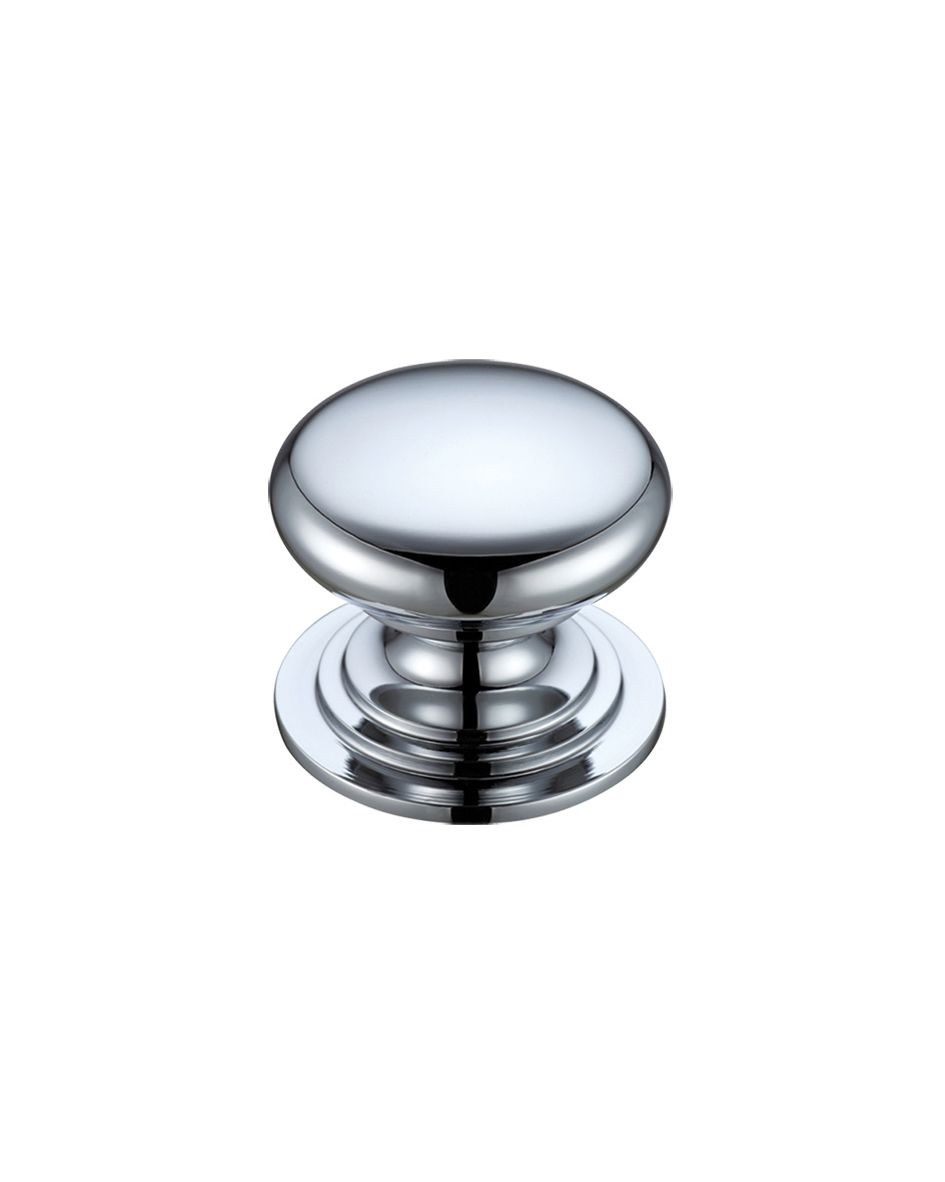 Fulton & Bray FCH01CCP Victorian Cupboard Knob 38mm dia. Polished Chrome