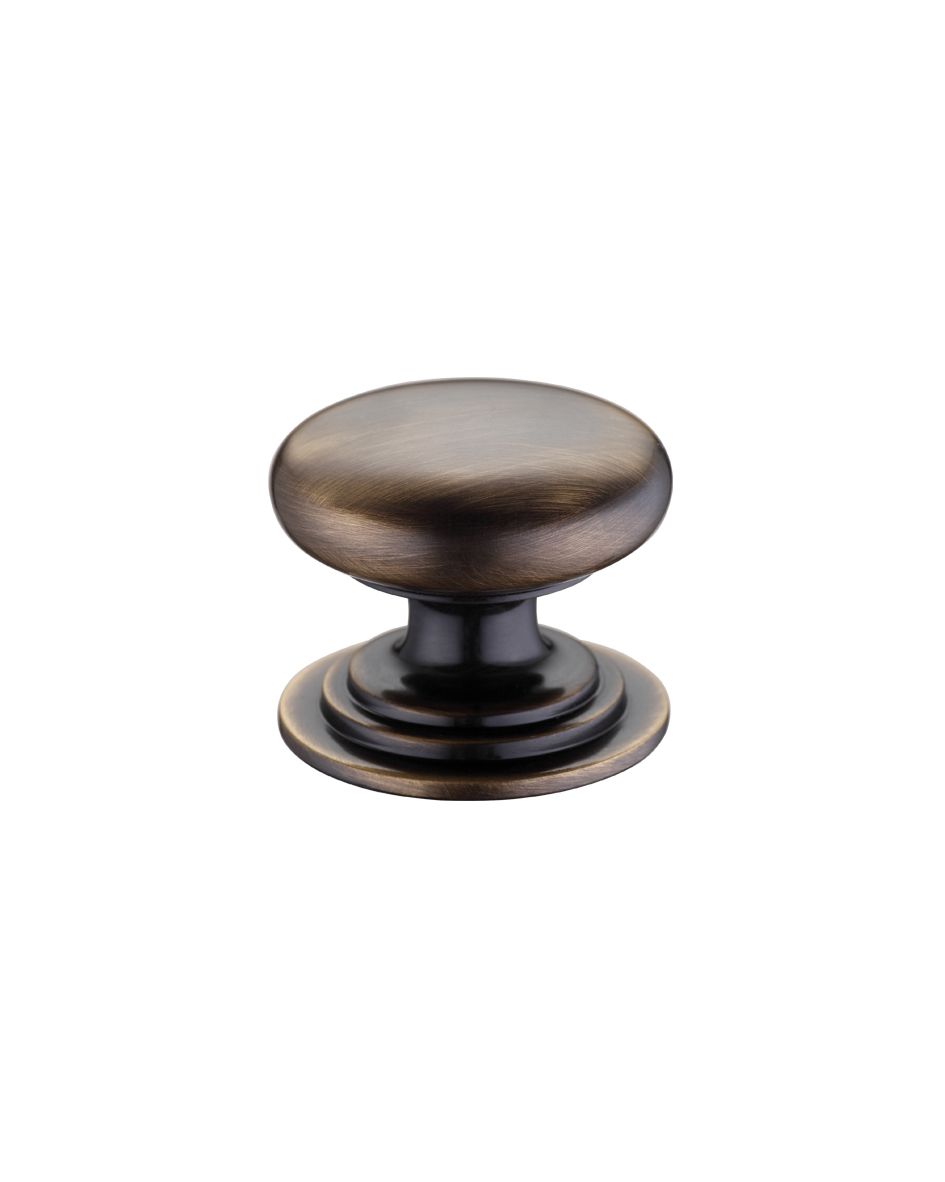 Fulton & Bray FCH01CFB Victorian Cupboard Knob 38mm dia. Florentine Bronze
