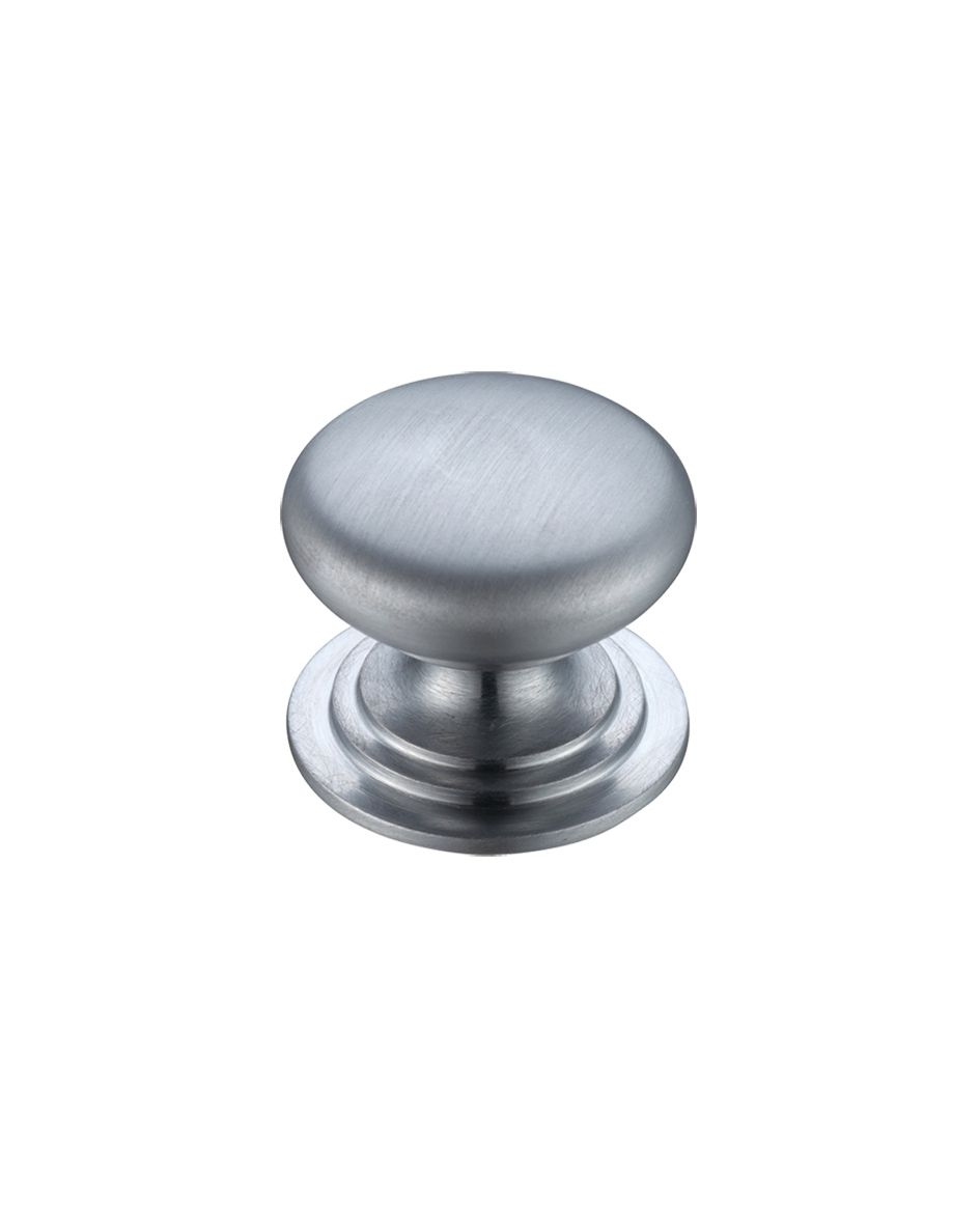 Fulton & Bray FCH01CSC Victorian Cupboard Knob 38mm dia. Satin Chrome