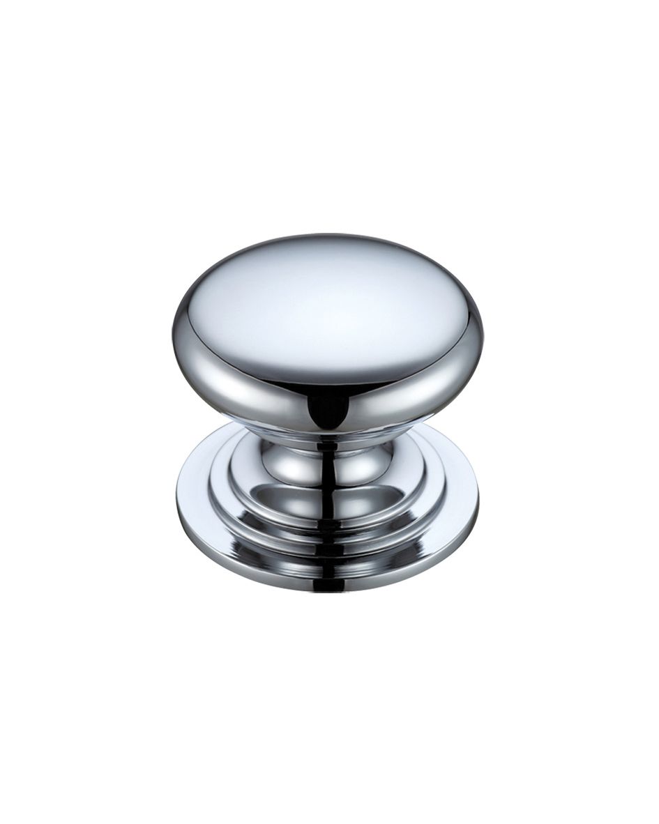 Fulton & Bray FCH01DCP Victorian Cupboard Knob 45mm dia. Polished Chrome