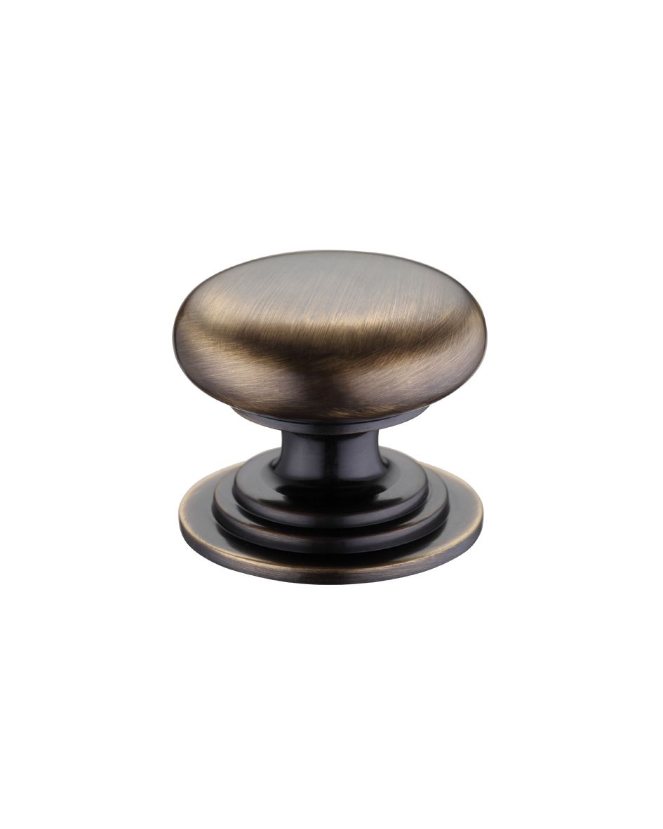 Fulton & Bray FCH01DFB Victorian Cupboard Knob 45mm dia. Florentine Bronze