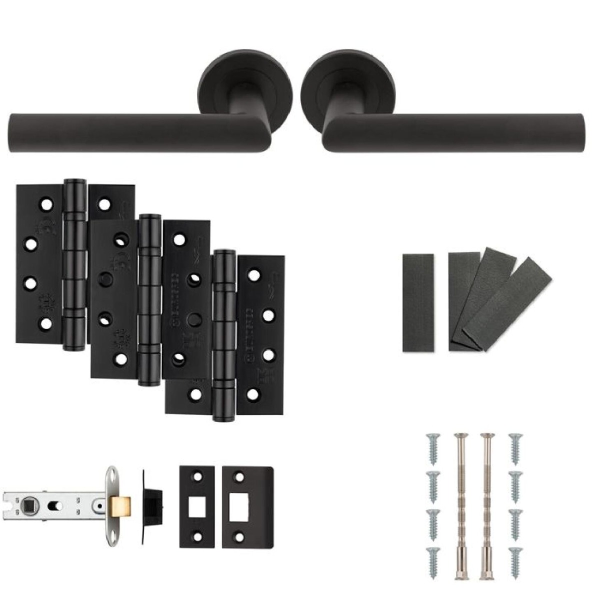 Eurospec FDP Fire Door Handle Pack FDP1192MB Matt Black