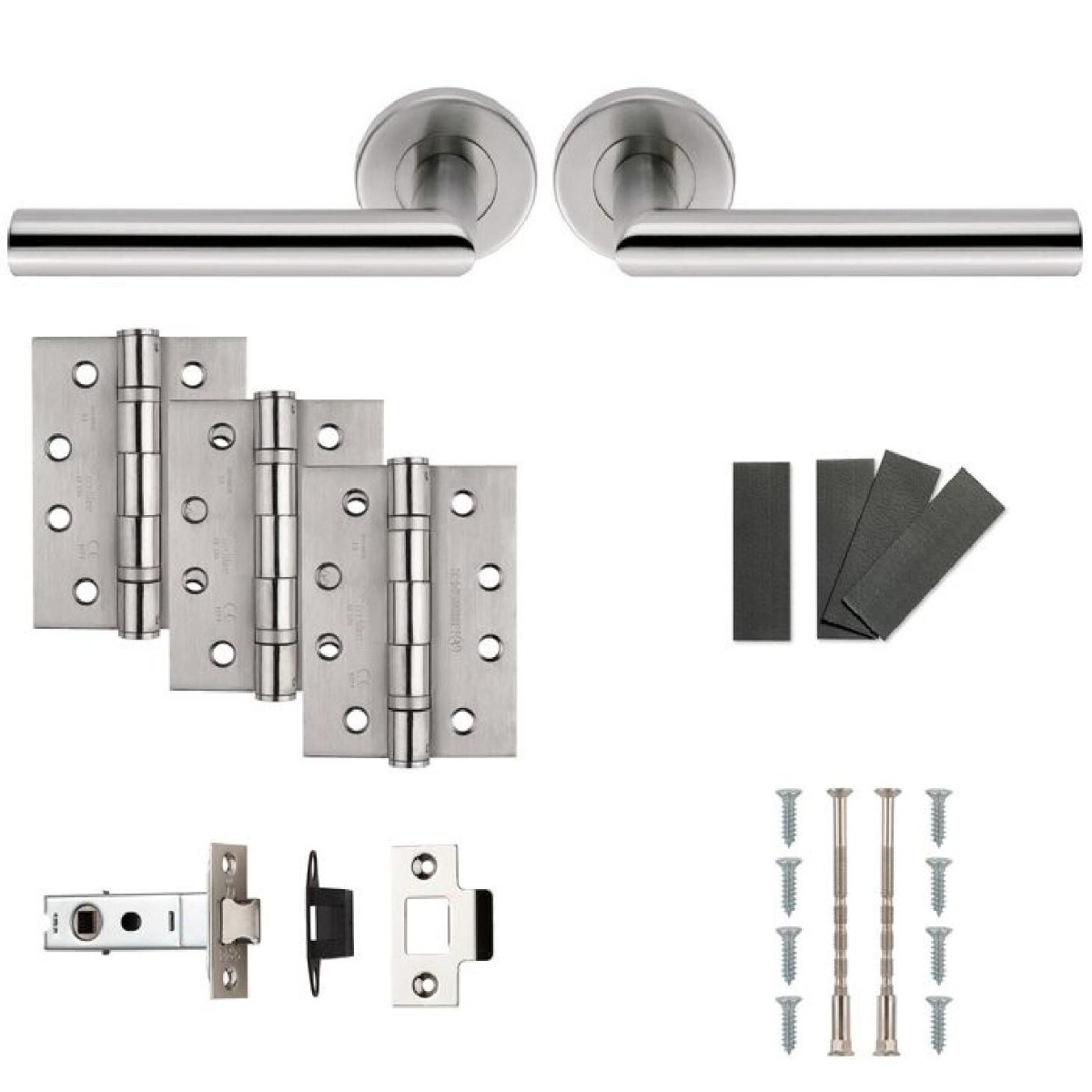 Eurospec FDP Fire Door Handle Pack - FDP1192SSS Satin Stainless Steel