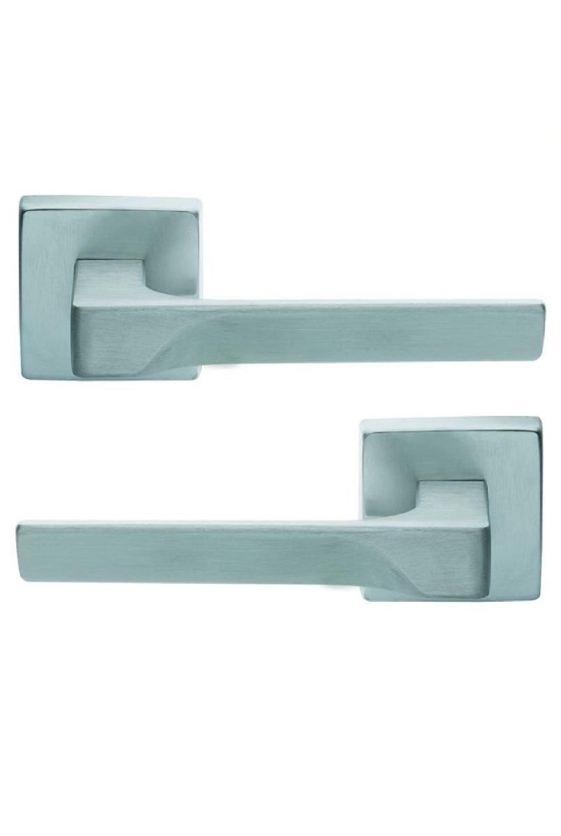 Manital FH5SC Flash Lever On Concealed Fix Square Rose Csa (Satin Chrome) Satin Chrome