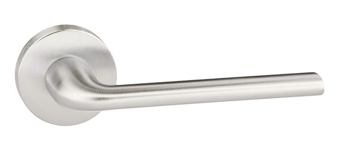 Forme Milly Designer Lever on Minimal Round Rose - Satin Chrome FMR133SC