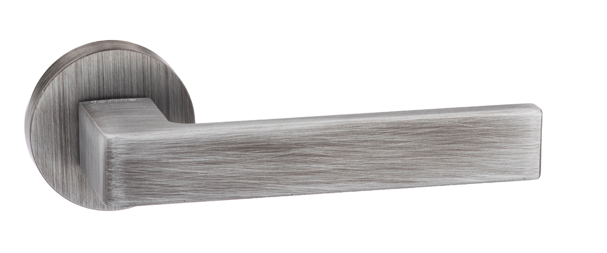 Forme Asti Designer Lever on Minimal Round Rose - Urban Graphite FMR254UG