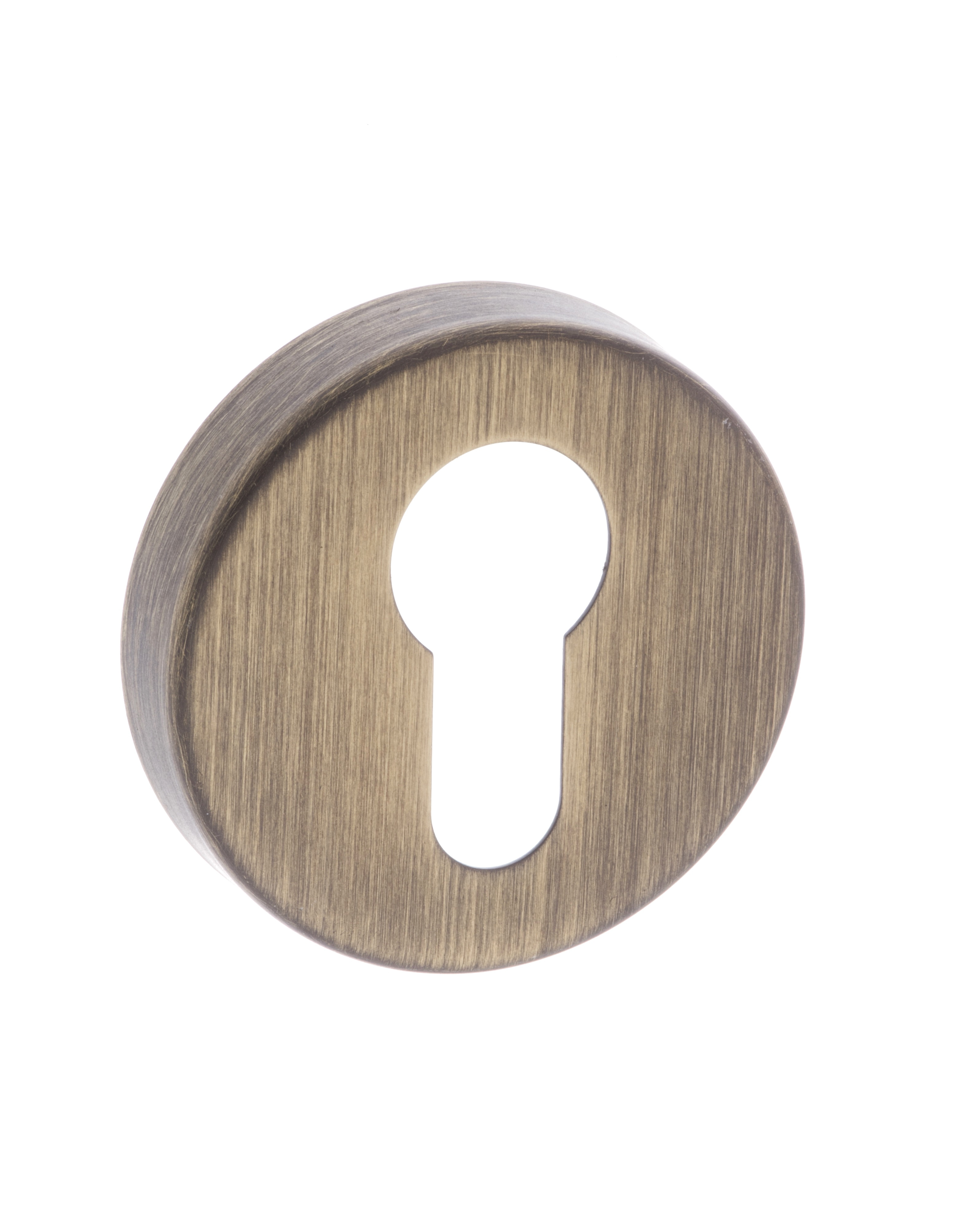 Forme Euro Escutcheon on Minimal Round Rose - Yester Bronze FMREYB