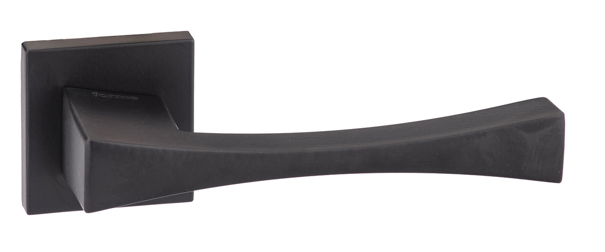 Forme Artemide Designer Lever on Minimal Square Rose - Matt Black FMS213MB