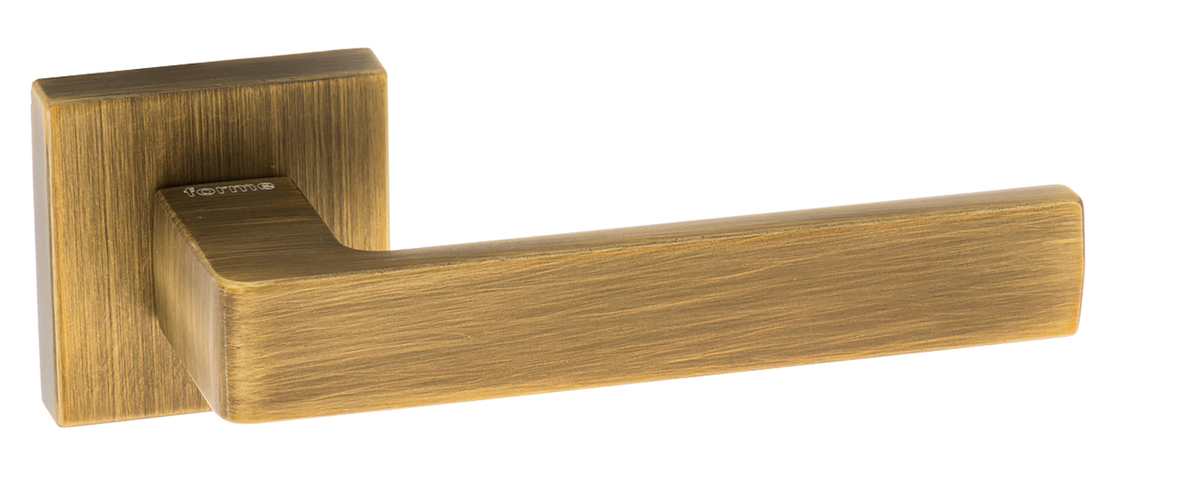 Forme Asti Designer Lever on Minimal Square Rose - Yester Bronze FMS254YB
