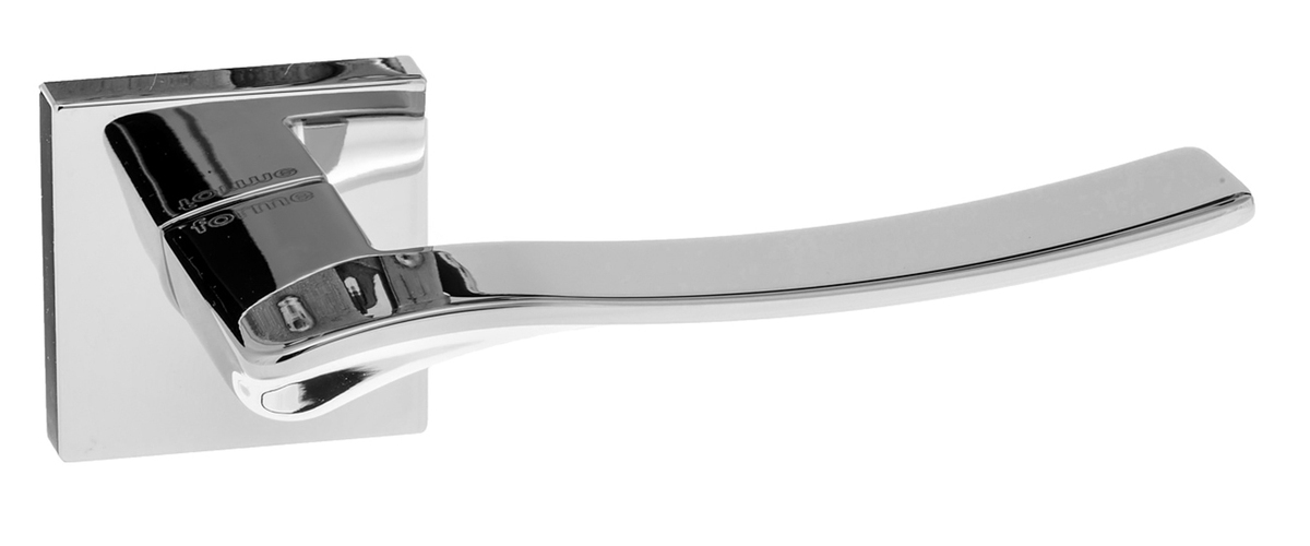 Forme Olimpia Designer Lever on Minimal Square Rose - Polished Chrome FMS280PC