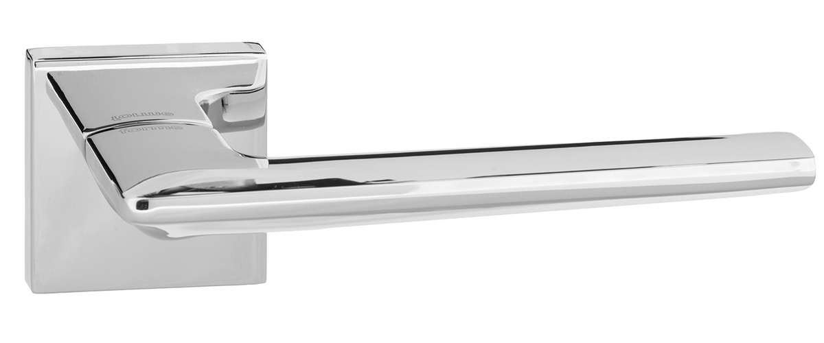 Forme Boston Designer Lever on Minimal Square Rose - Polished Chrome FMS422PC