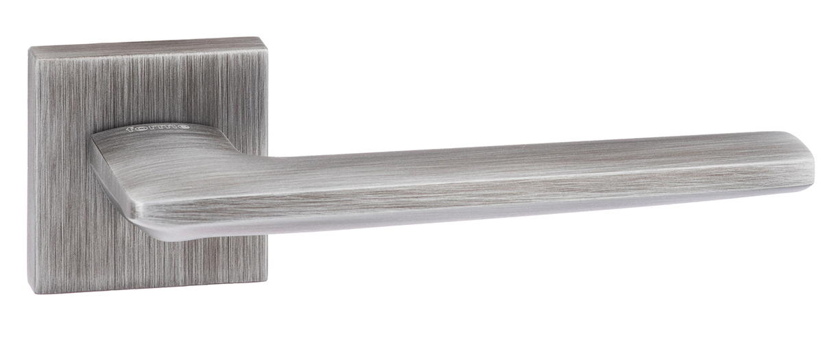 Forme Boston Designer Lever on Minimal Square Rose - Urban Graphite FMS422UG
