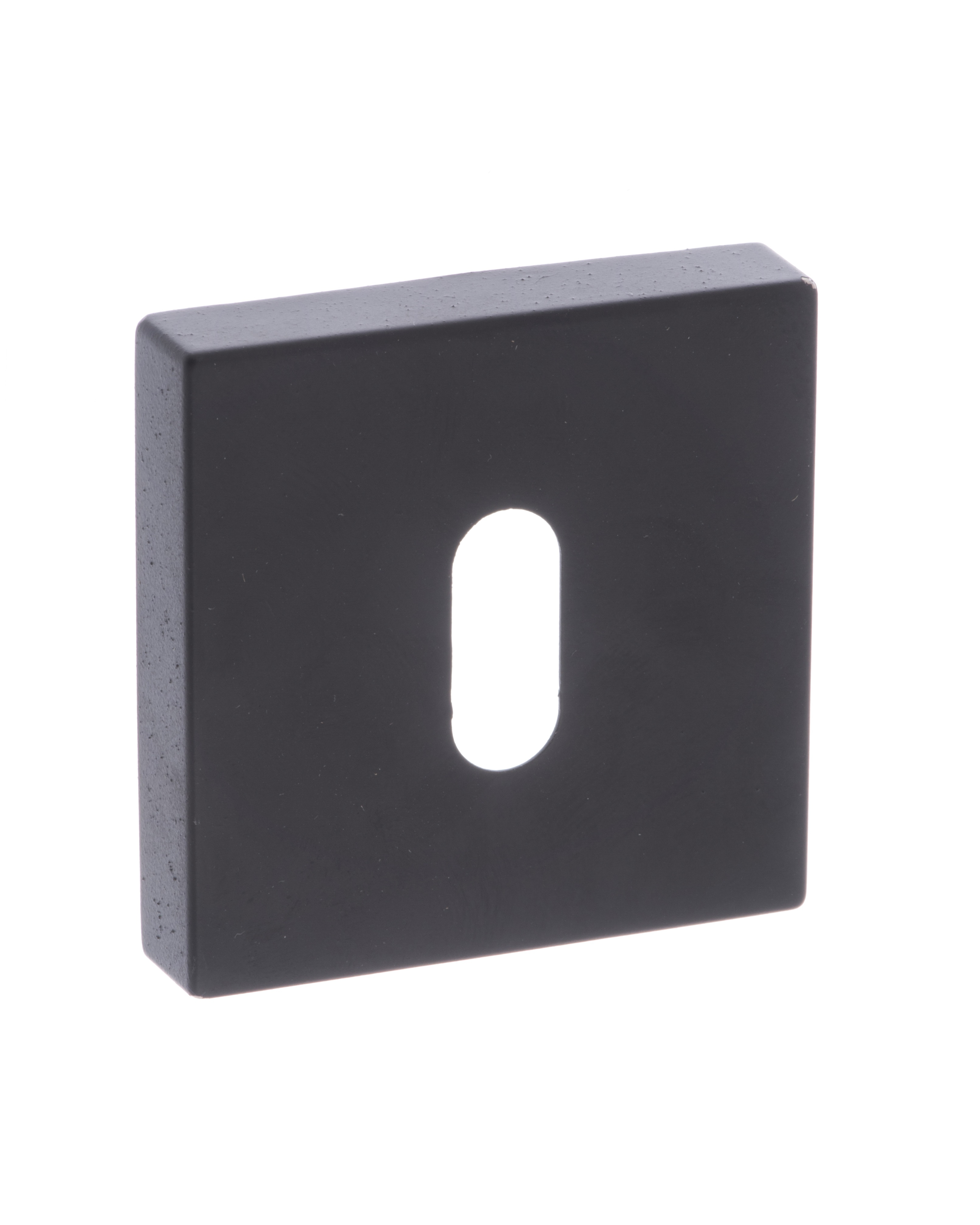 Forme Key Escutcheon on Minimal Square Rose - Matt Black FMSKMB