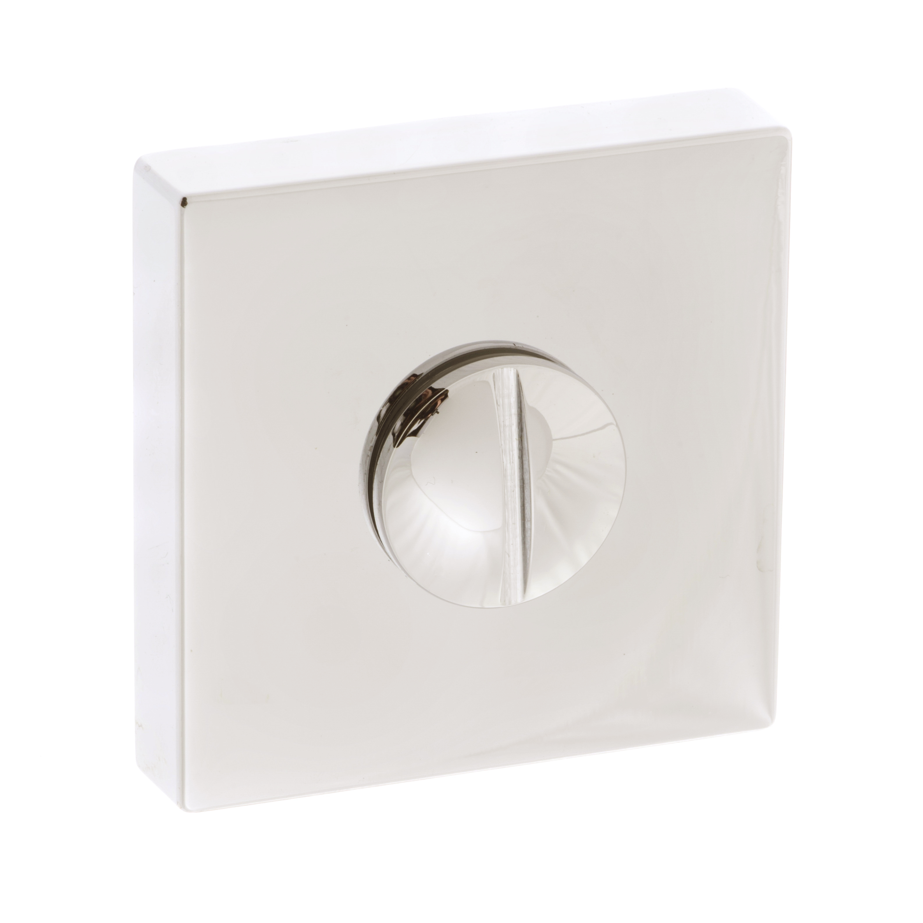 Forme WC Turn and Release on Minimal Square Rose - Polished Nickel FMSWCPN