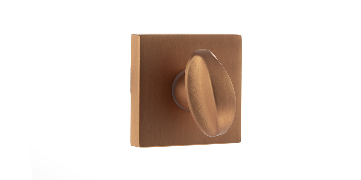 Forme WC Turn and Release on Minimal Square Rose - Urban Satin Copper FMSWCUSC