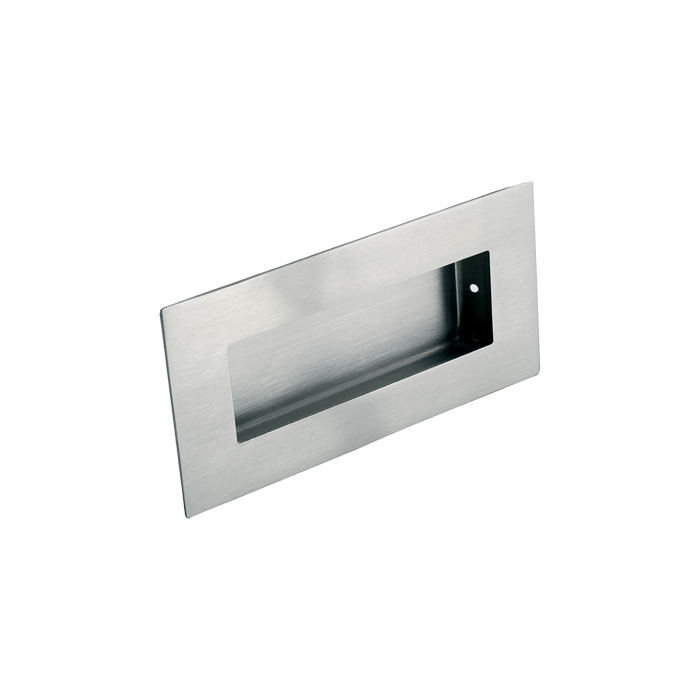 Eurospec FPH1000SSS 102 X 50mm Flush Pull - Rectangular Satin Stainless Steel