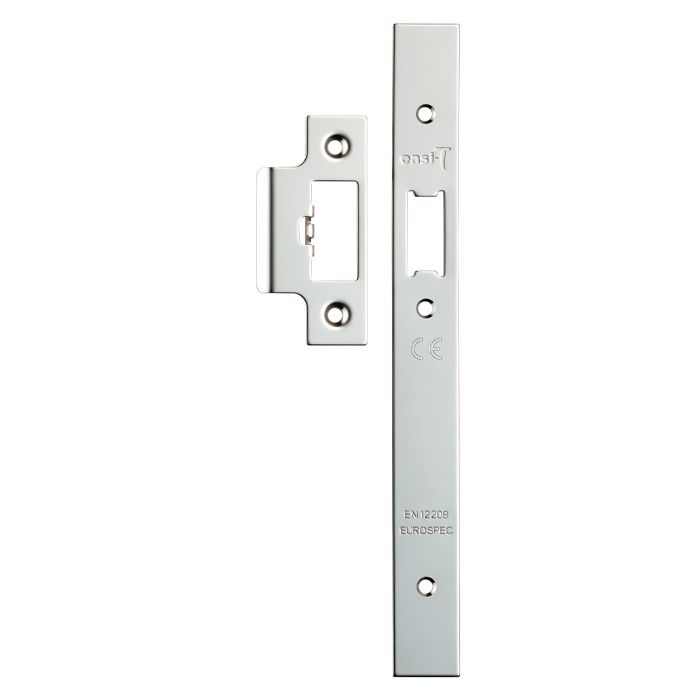 Eurospec FSF5016SSS Forend Strike & Fixing Pack To Suit Din Latch (Security) Satin Stainless Steel
