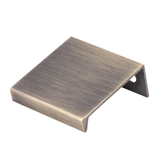 Carlisle Brass FTD302AAB squared edge pull 40mm antique brass