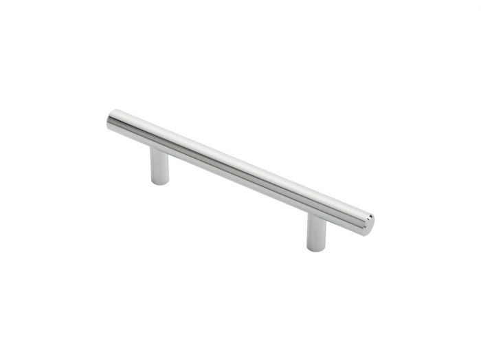 Fingertip Ftd445Acp Ftd 12Mm Steel T- Bar Handle 96Mm C/C Polished Chrome