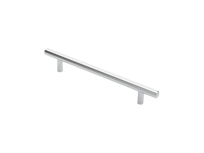 Fingertip Ftd445Ccp Ftd 12Mm Steel T- Bar Handle 160Mm C/C Polished Chrome