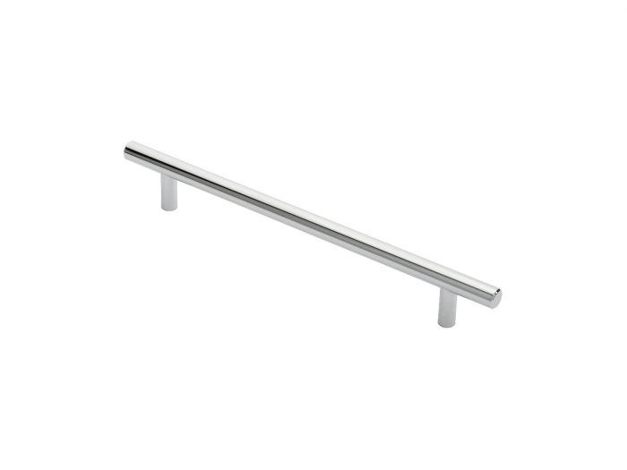 Fingertip Ftd445Dcp Ftd 12Mm Steel T- Bar Handle 192Mm C/C Polished Chrome