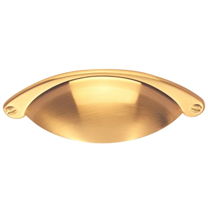 Fingertip FTD555SB Ftd Traditional Cup Handle 64mm Satin Brass