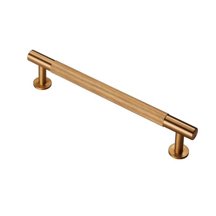 Fingertip FTD700BSB Ftd Knurled Pull Handle 128mm C/C Satin Brass