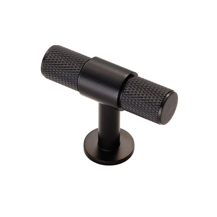 Fingertip FTD701MB Ftd Knurled T-Bar Knob Matt Black