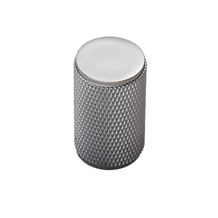 Fingertip FTD702CP Ftd Knurled Knob Polished Chrome