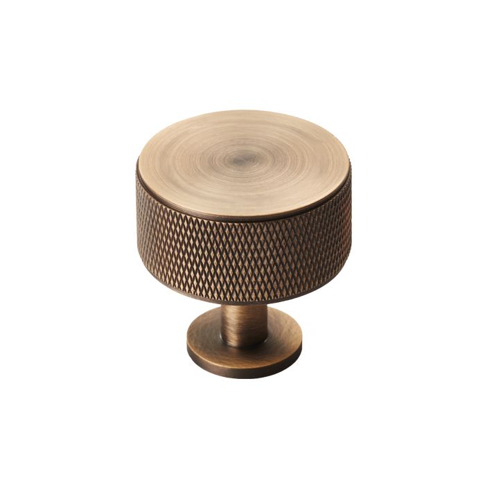 Fingertip Ftd703Ab Ftd Knurled Radio Knob Antique Brass