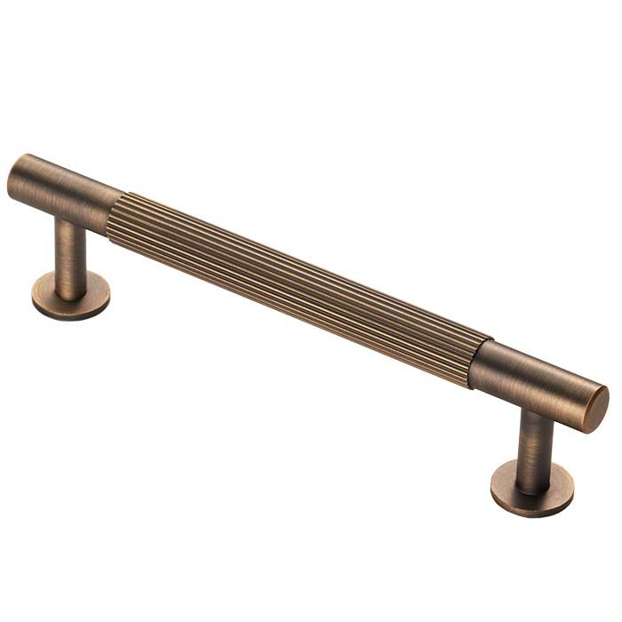 Fingertip Ftd710Bab Ftd Lines Pull Handle 128Mm C/C Antique Brass