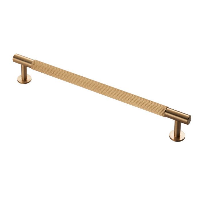 Fingertip Ftd710Esb Ftd Lines Pull Handle 224Mm C/C Satin Brass